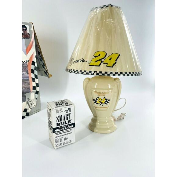 Jeff Gordon Racing #24 World Class Trophy Team Lamp RARE NOS Nascar VINTAGE - Picture 3 of 11